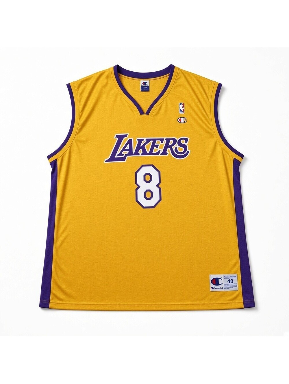 Vintage Champion Kobe Bryant LA Lakers #8 Jersey Gold 48 XL